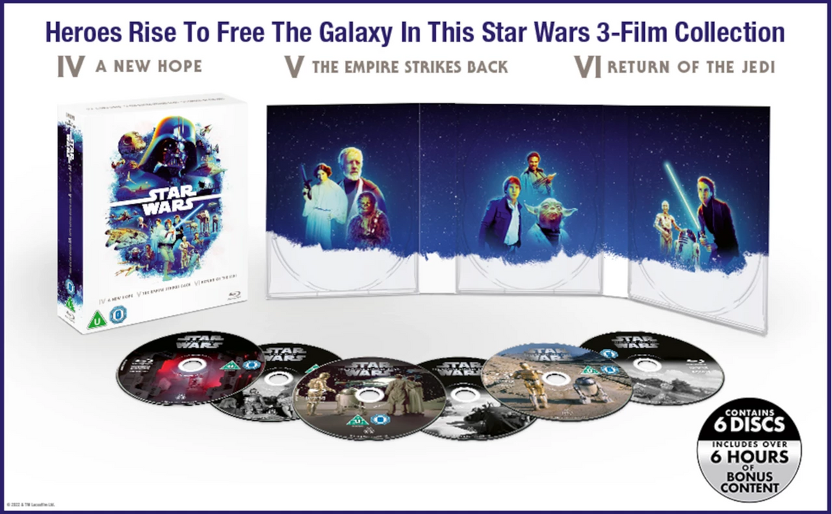 Star Wars Trilogy: Episodes IV, V and VI Blu-ray Box-set