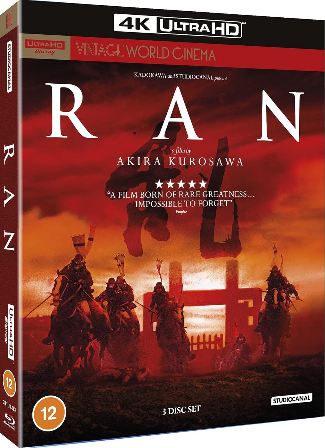 Ran 4K UHD + Blu-Ray