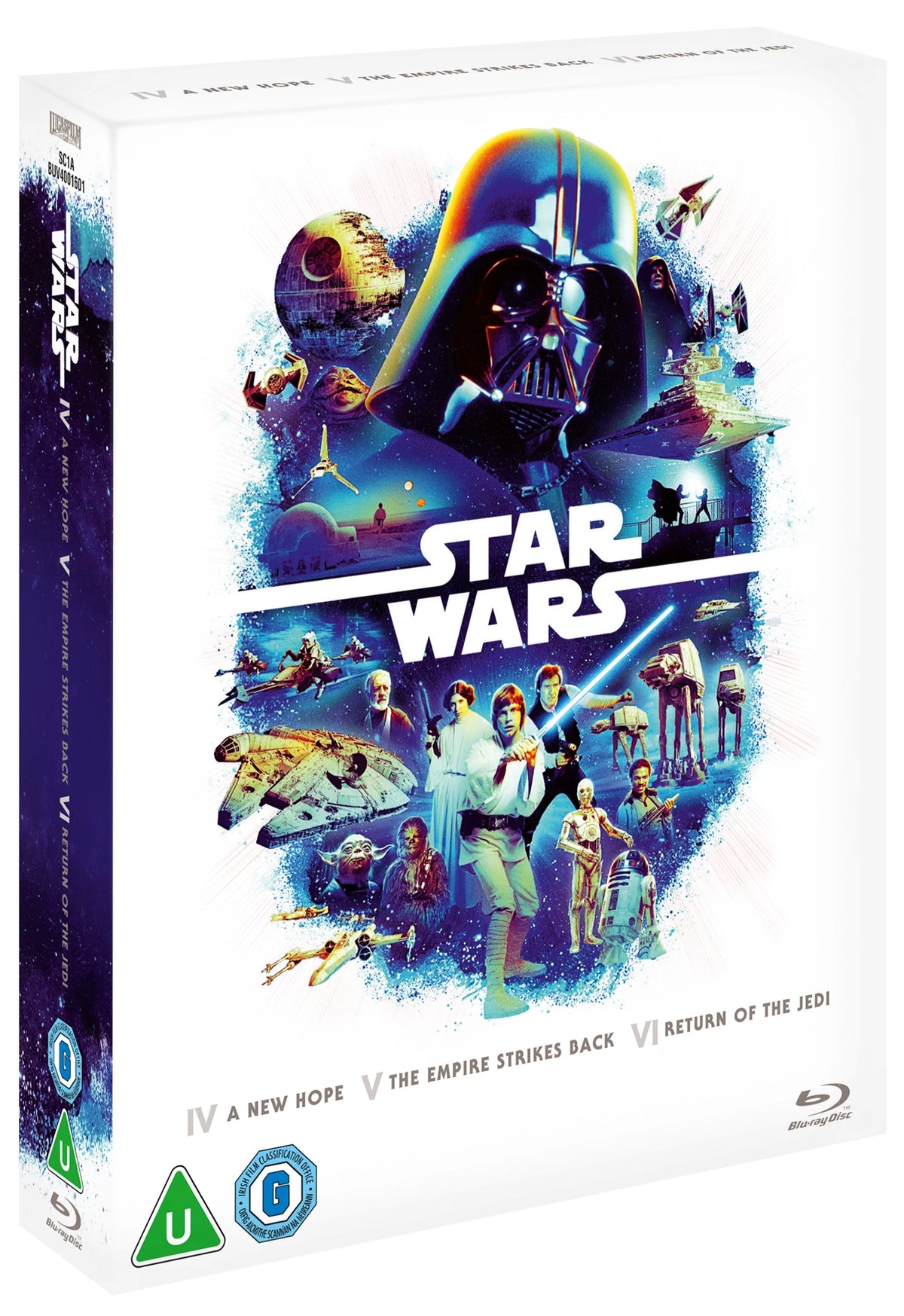 Star Wars Trilogy: Episodes IV, V and VI Blu-ray Box-set
