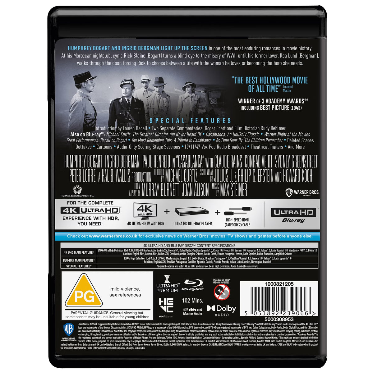 Casablanca 4K UHD + Blu-ray